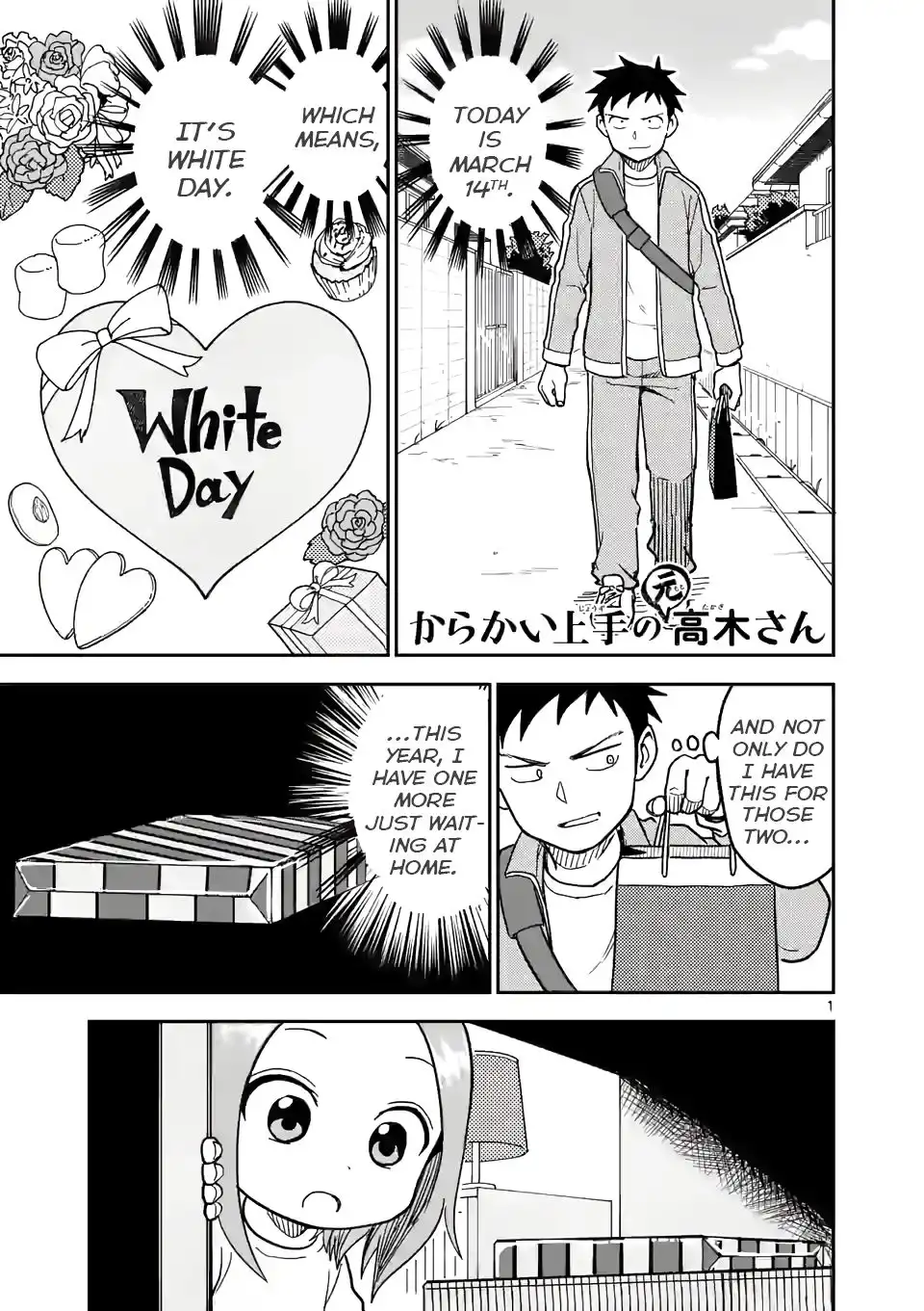 Karakai Jouzu no (Moto) Takagi-san Chapter 127 1